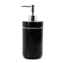 Dispensador de loción de granito negro Dispensador de jabón líquido de granito